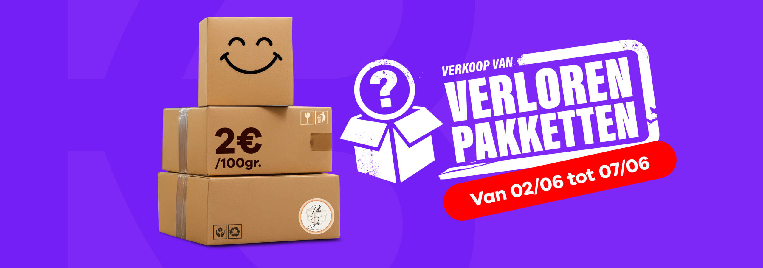 Vente de colis perdus à Bruxelles